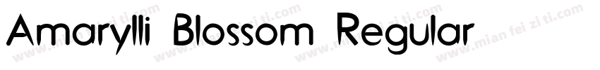 Amarylli Blossom Regular字体转换